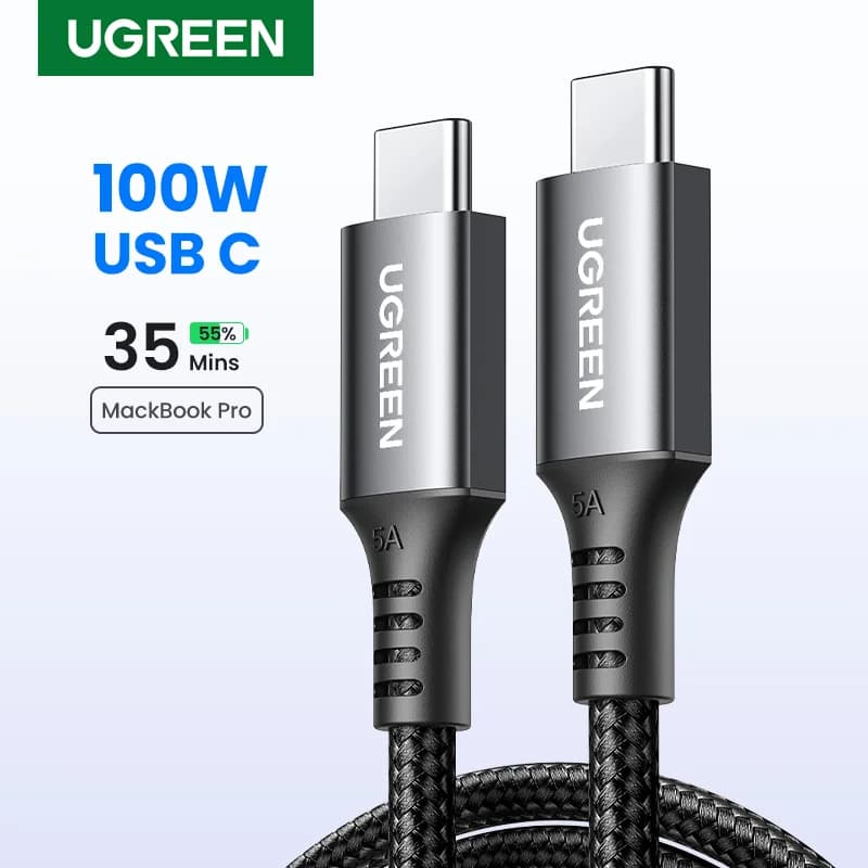100W USB-C - USB-C PD gyors töltőkábel