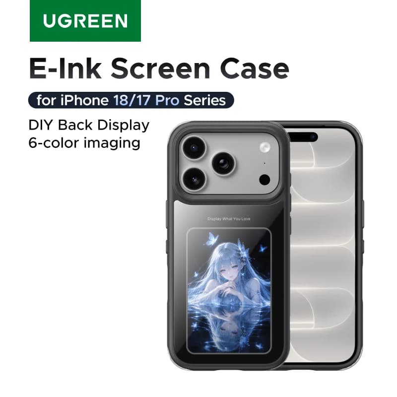 E-Ink képernyős mágneses tok iPhone Pro Max-hoz