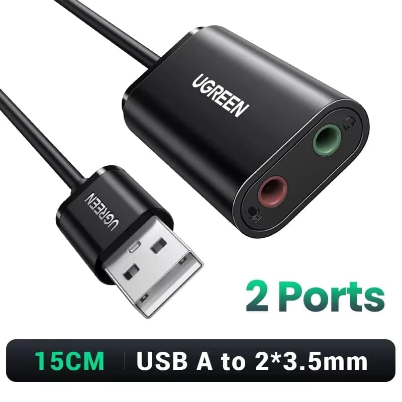 Külső USB hangkártya audió interfész