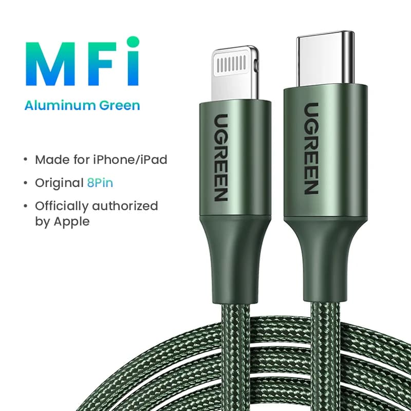 USB-C to Lightning kábel, 20W PD, MFi