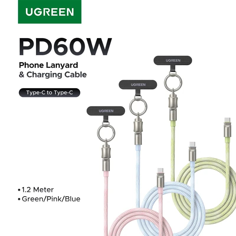 PD60W USB-C nyakba akasztós töltőkábel