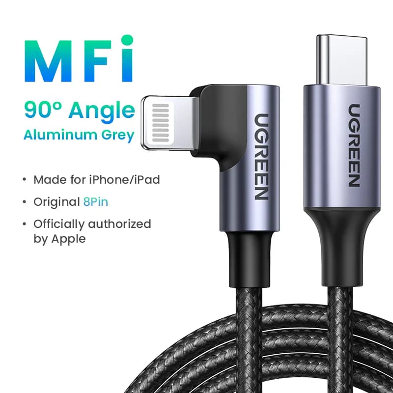 USB-C to Lightning kábel, 20W PD, MFi