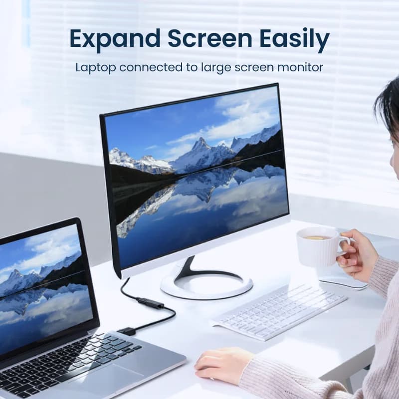 4K DisplayPort-HDMI adapter konverter