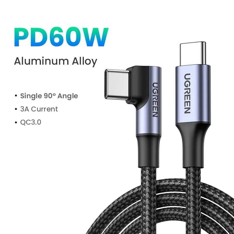 90 fokos USB-C kábel, 100W PD, Gaming