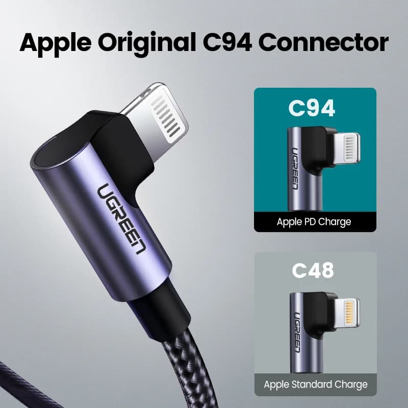 MFi USB-C - Lightning kábel, PD 20W