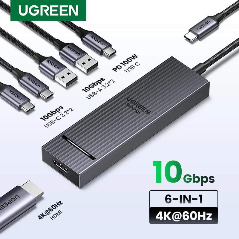 USB-C Hub 4K HDMI-val és 100W PD-vel